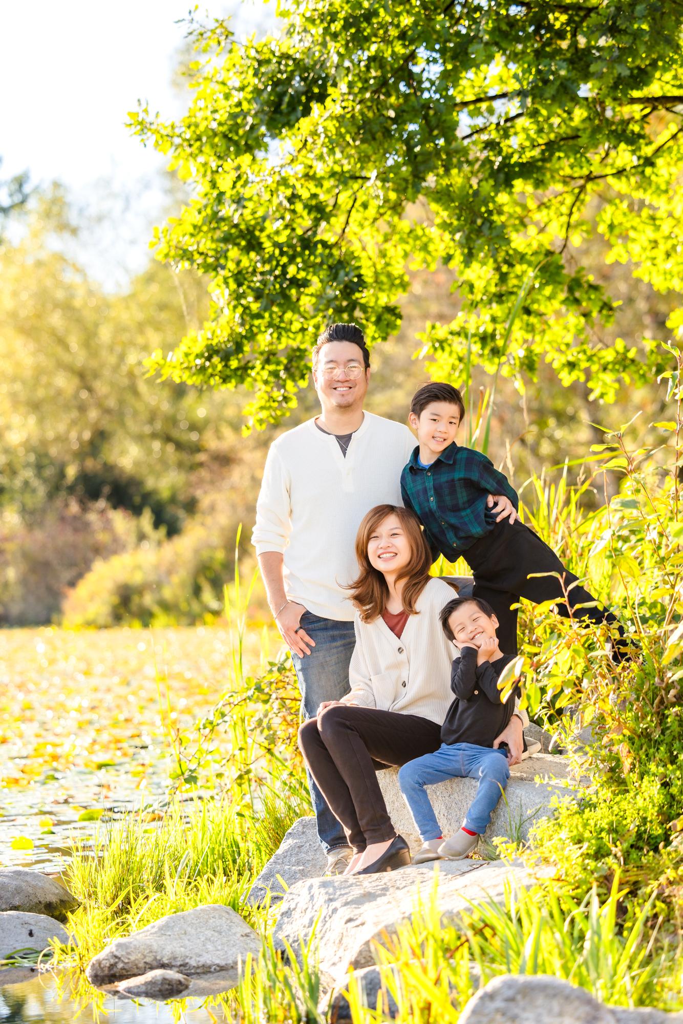 Golden Hour Family Shoot at Deer Lake Park